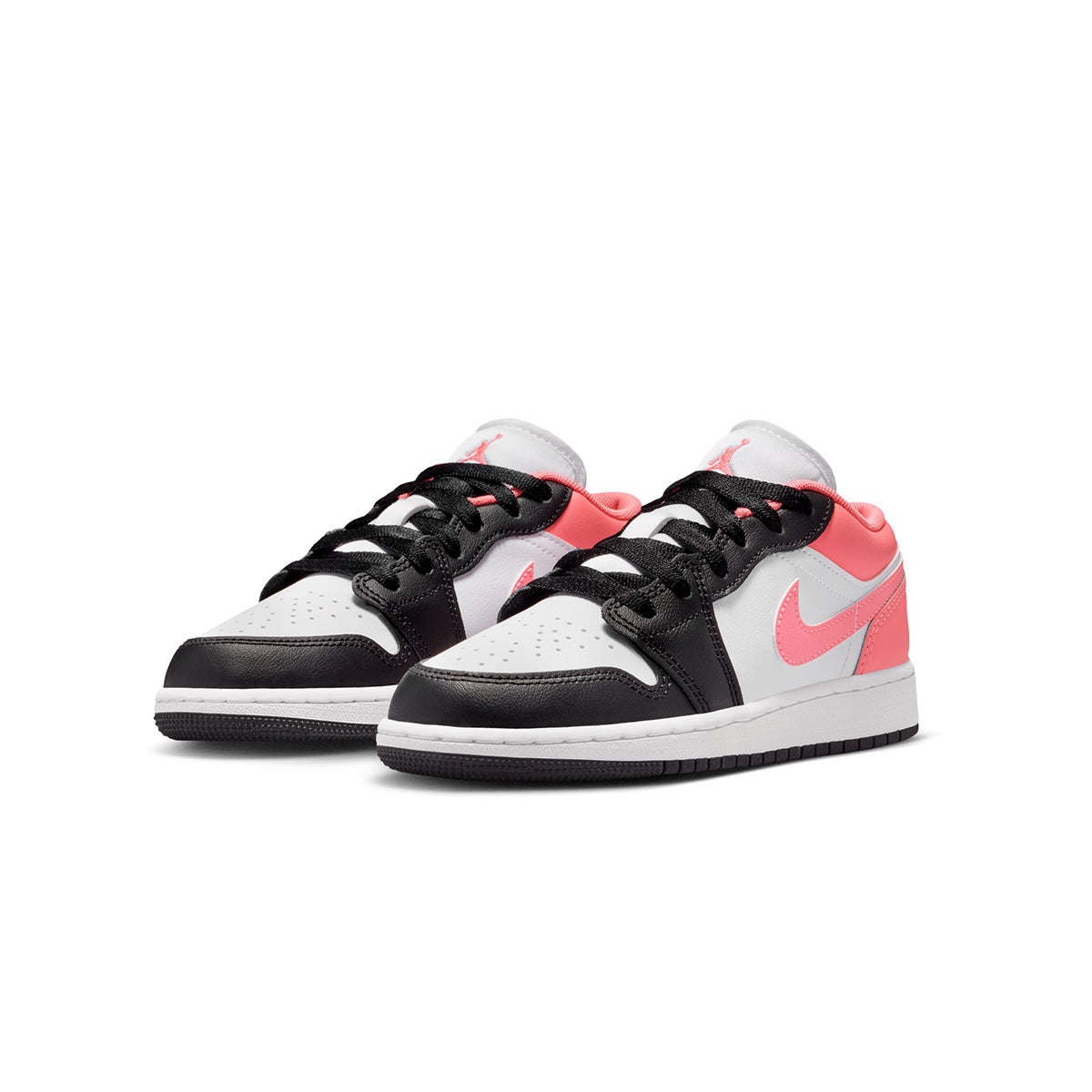 Air Jordan 1 Low GS 'BLACK/PINK GAZE-WHITE'