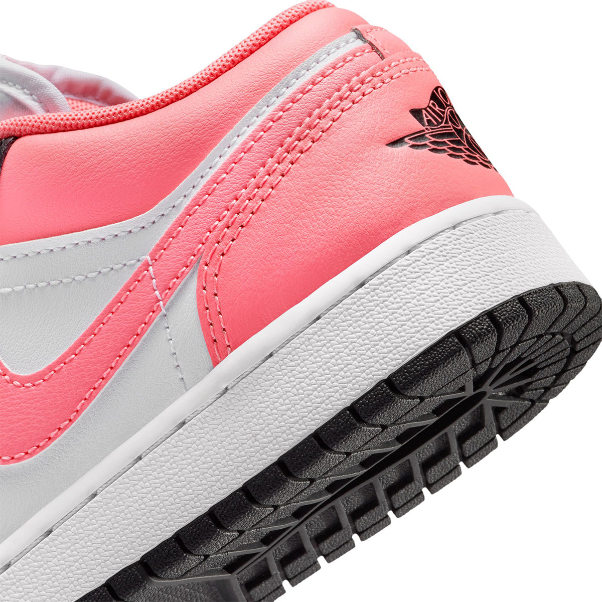 Air Jordan 1 Low GS 'BLACK/PINK GAZE-WHITE'