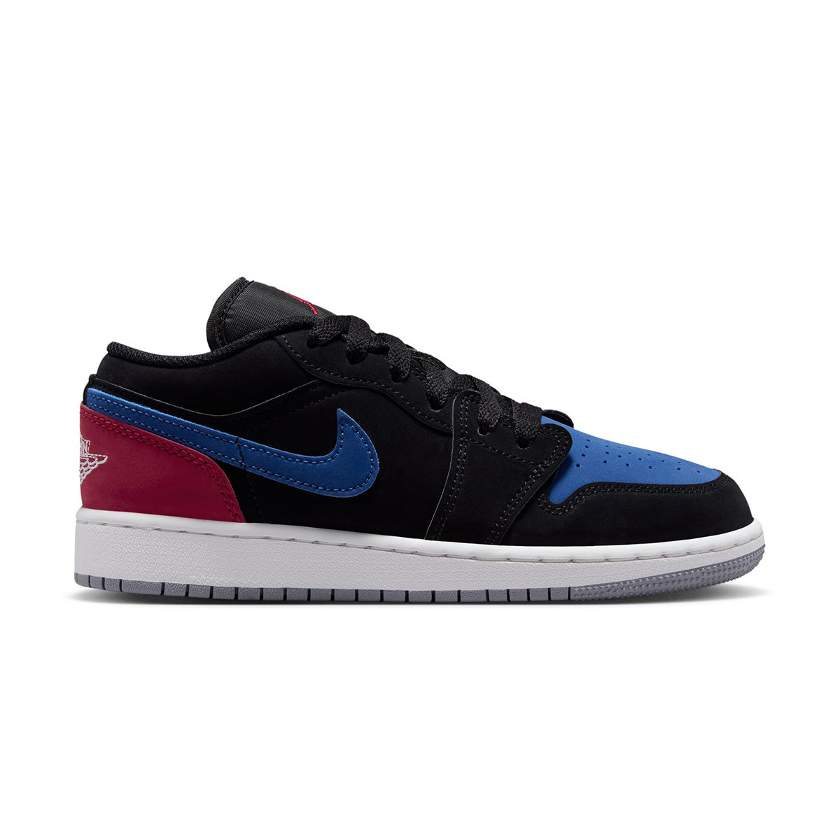 Air Jordan 1 Low GS 'BLACK/SUMMIT WHITE/TRUE BLUE/VARSITY RED'