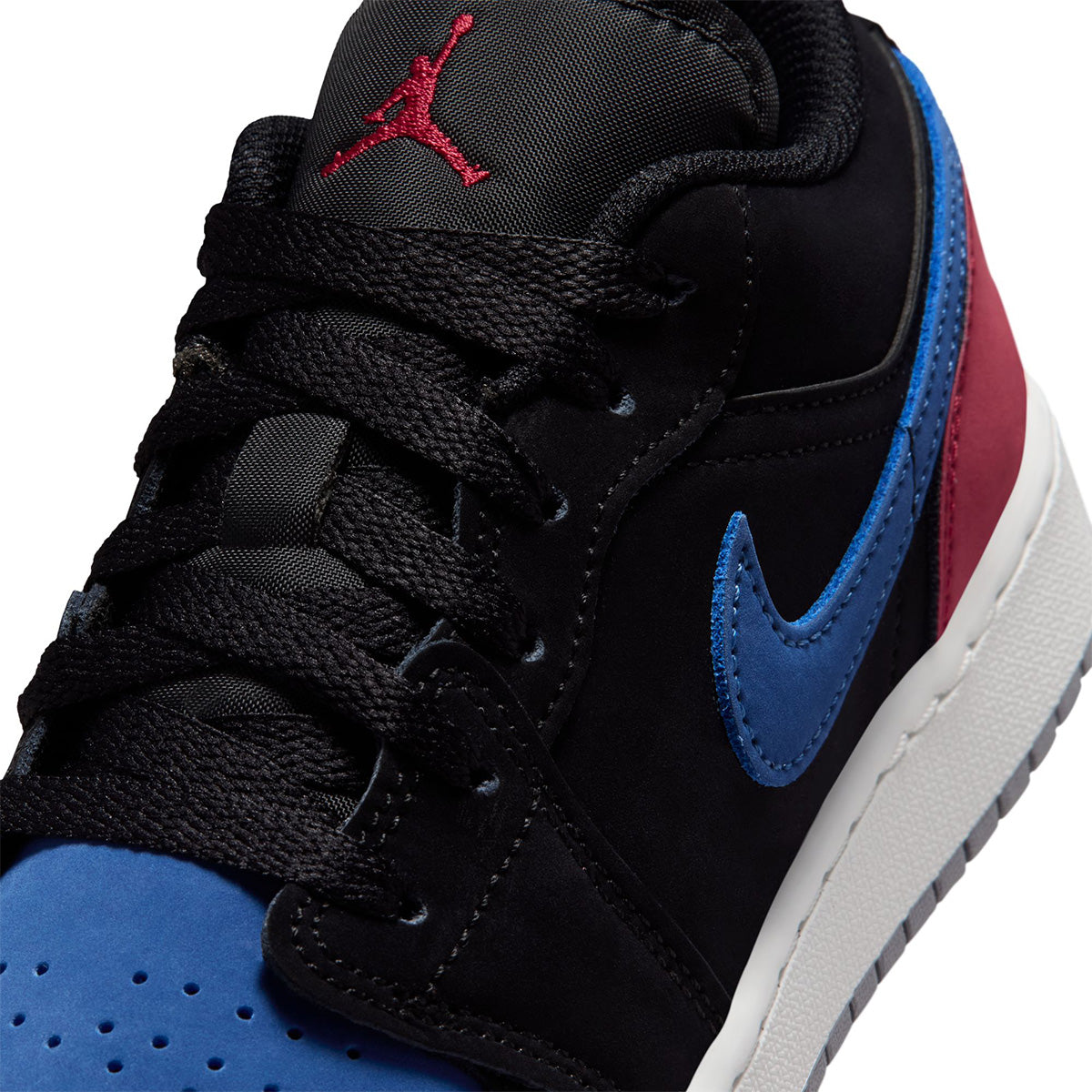 Air Jordan 1 Low GS 'BLACK/SUMMIT WHITE/TRUE BLUE/VARSITY RED'