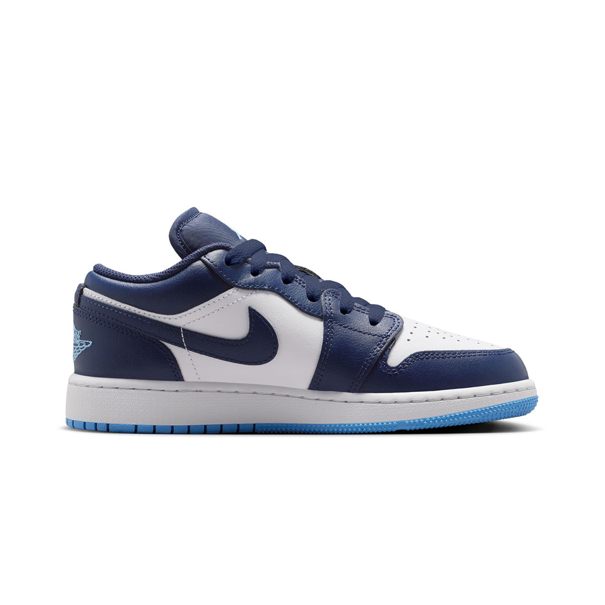 Air Jordan 1 Low Grade School 'MIDNIGHT NAVY/UNIVERSITY BLUE/WHITE'