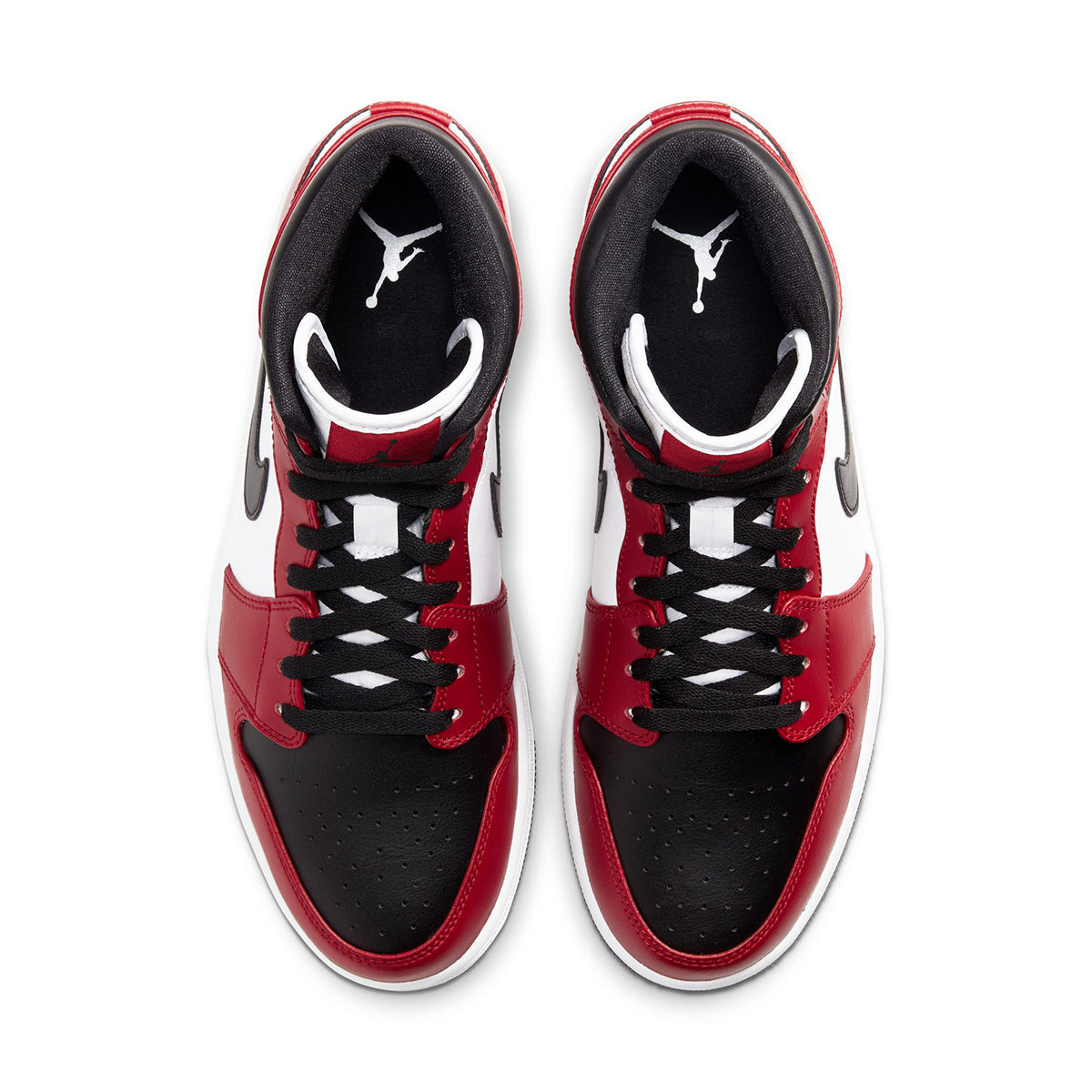 Air Jordan 1 Mid 'Black/White/Gym Red'