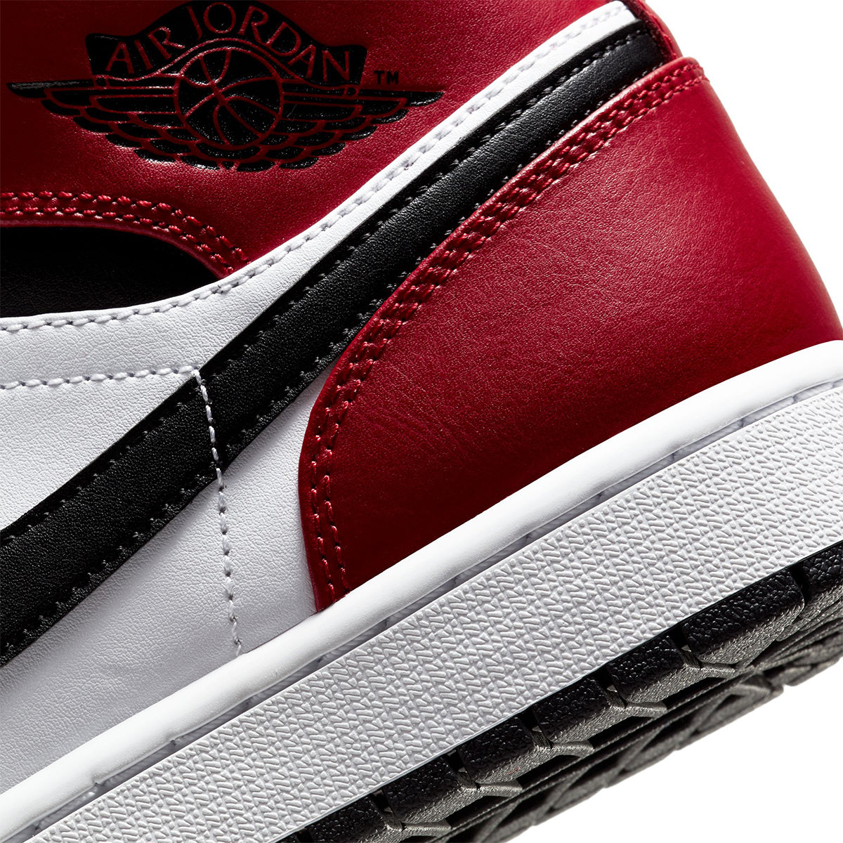 Air Jordan 1 Mid 'Black/White/Gym Red'