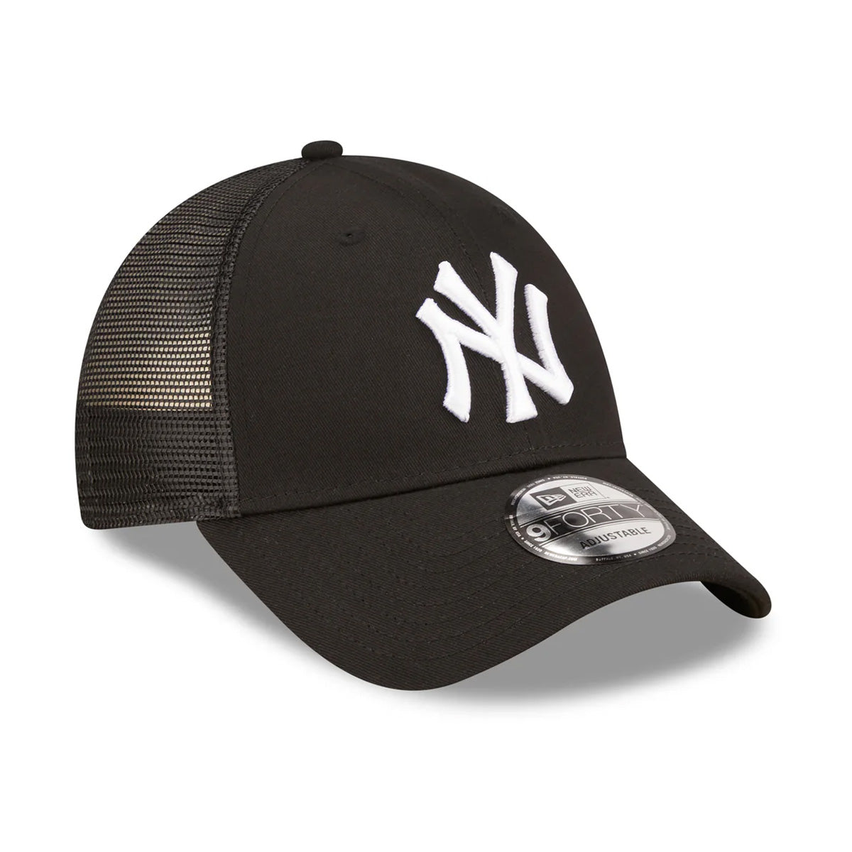 New York Yankees Home Field Black 9FORTY A-Frame Trucker Cap
