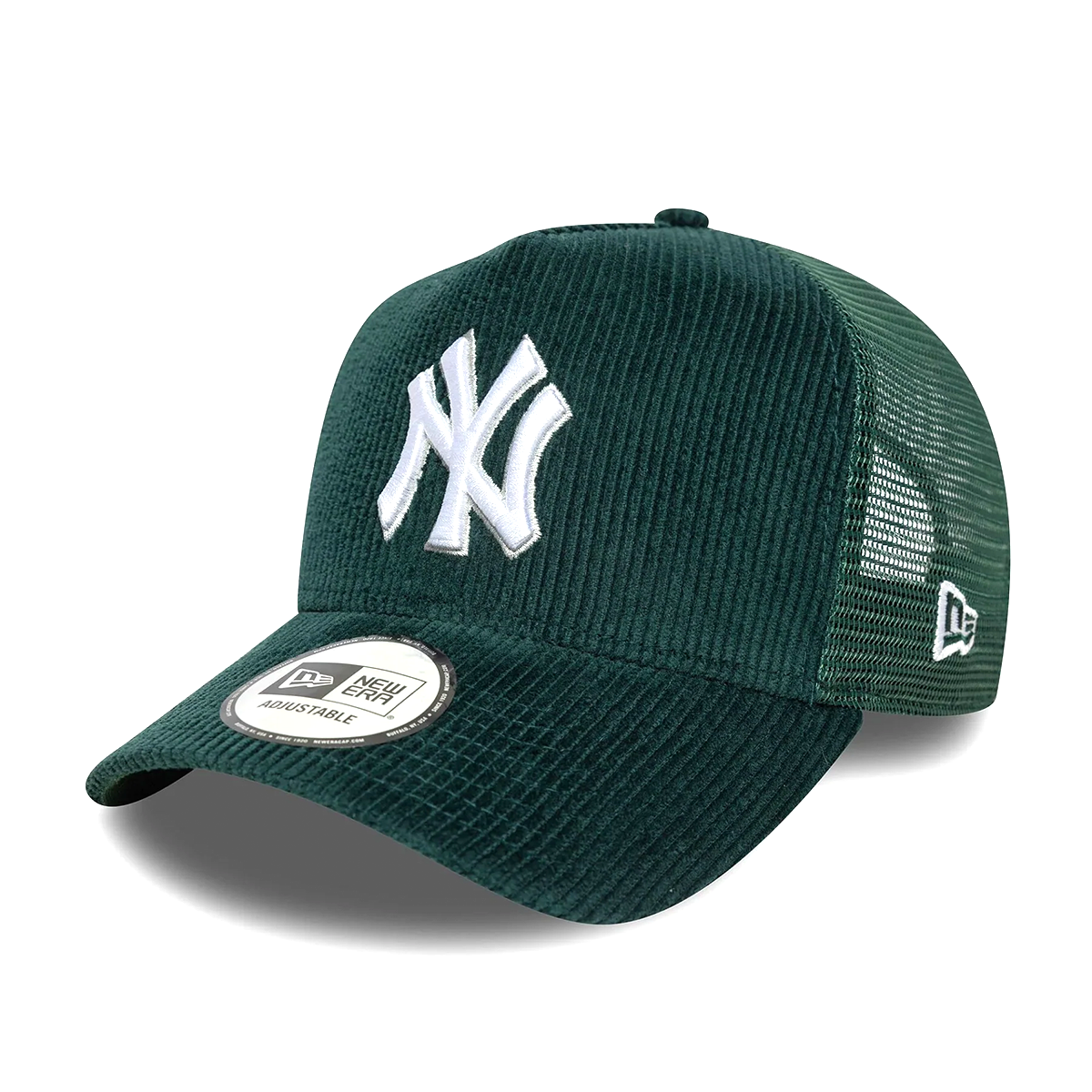 9FORTY Yankees Cord A-Frame Trucker 'Dark Green'
