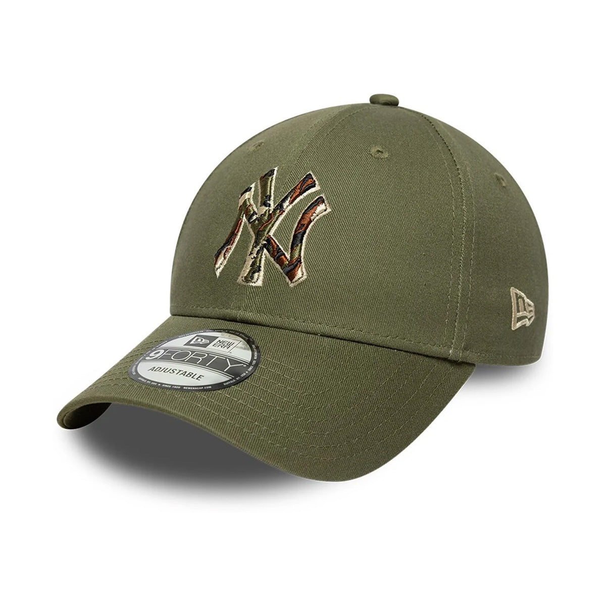 Outline Camo 9FORTY New York Yankees Cap 'Olive Green'