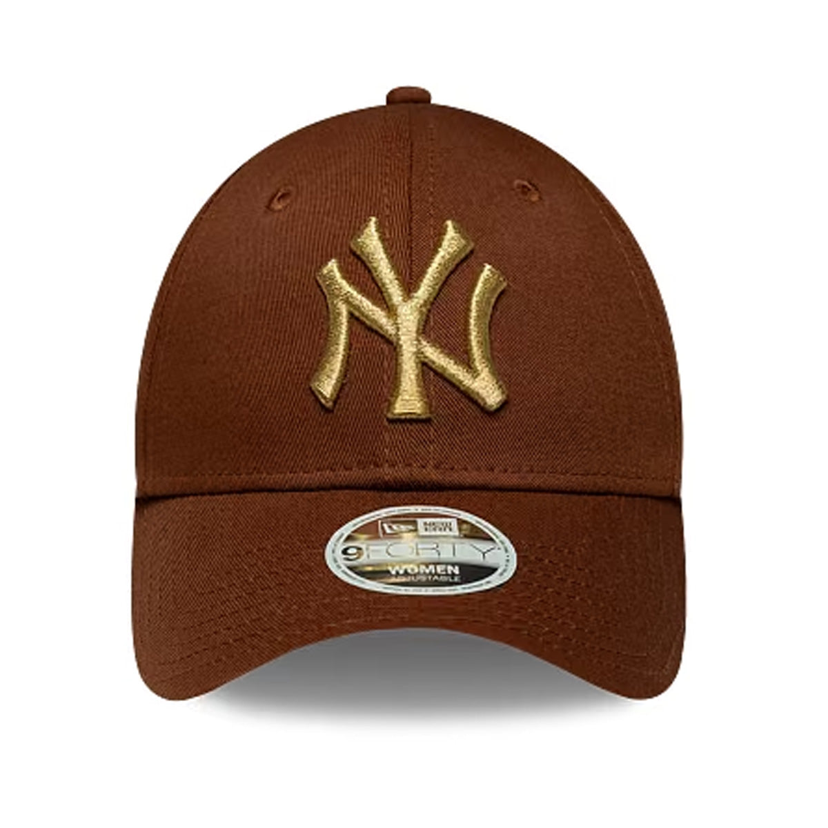 Wmns MLB Metallic New York Yankees 9FORTY Cap 'Brown'