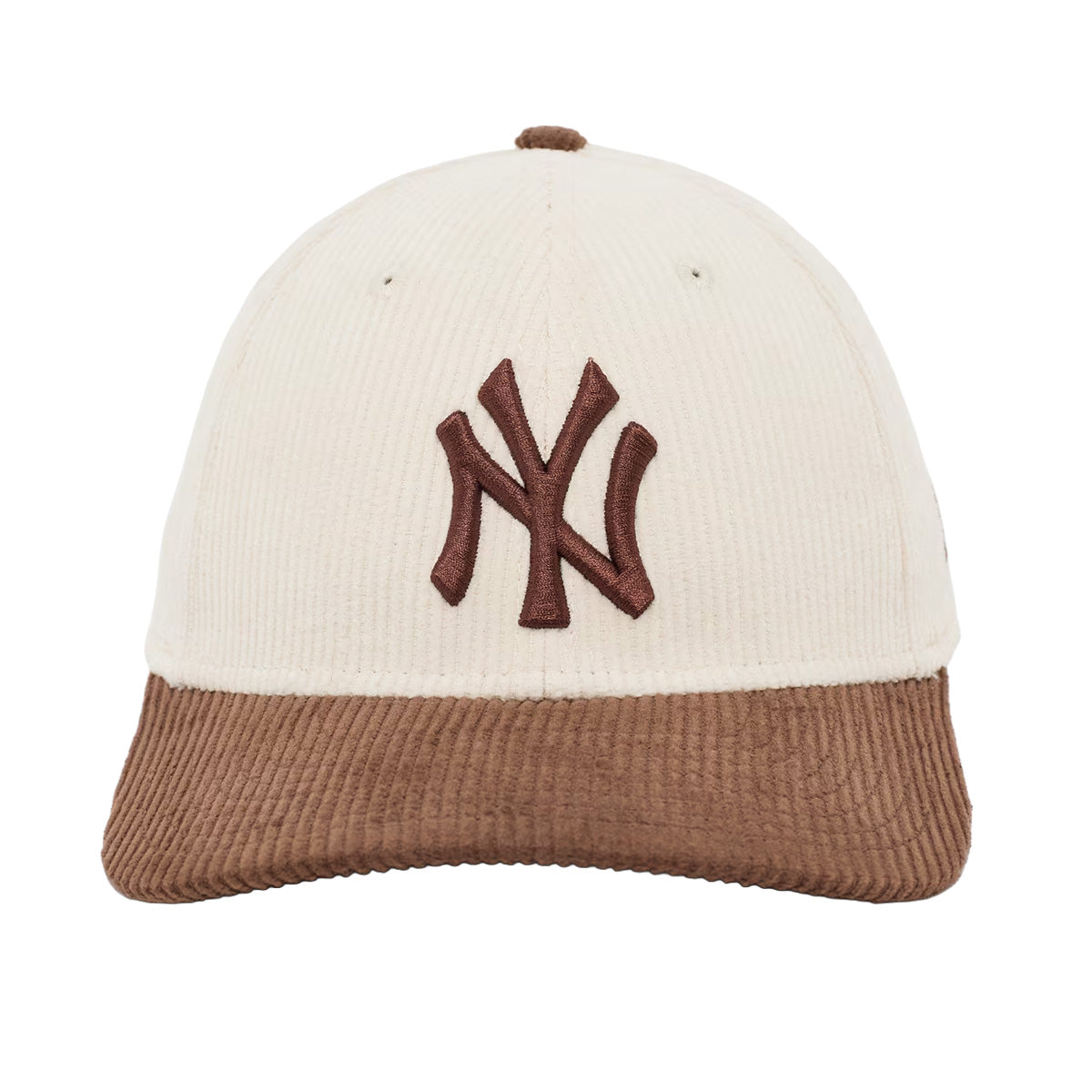 New York Yankees MLB Cord 9FORTY M-Crown Adjustable Cap 'Cream/ Brown'
