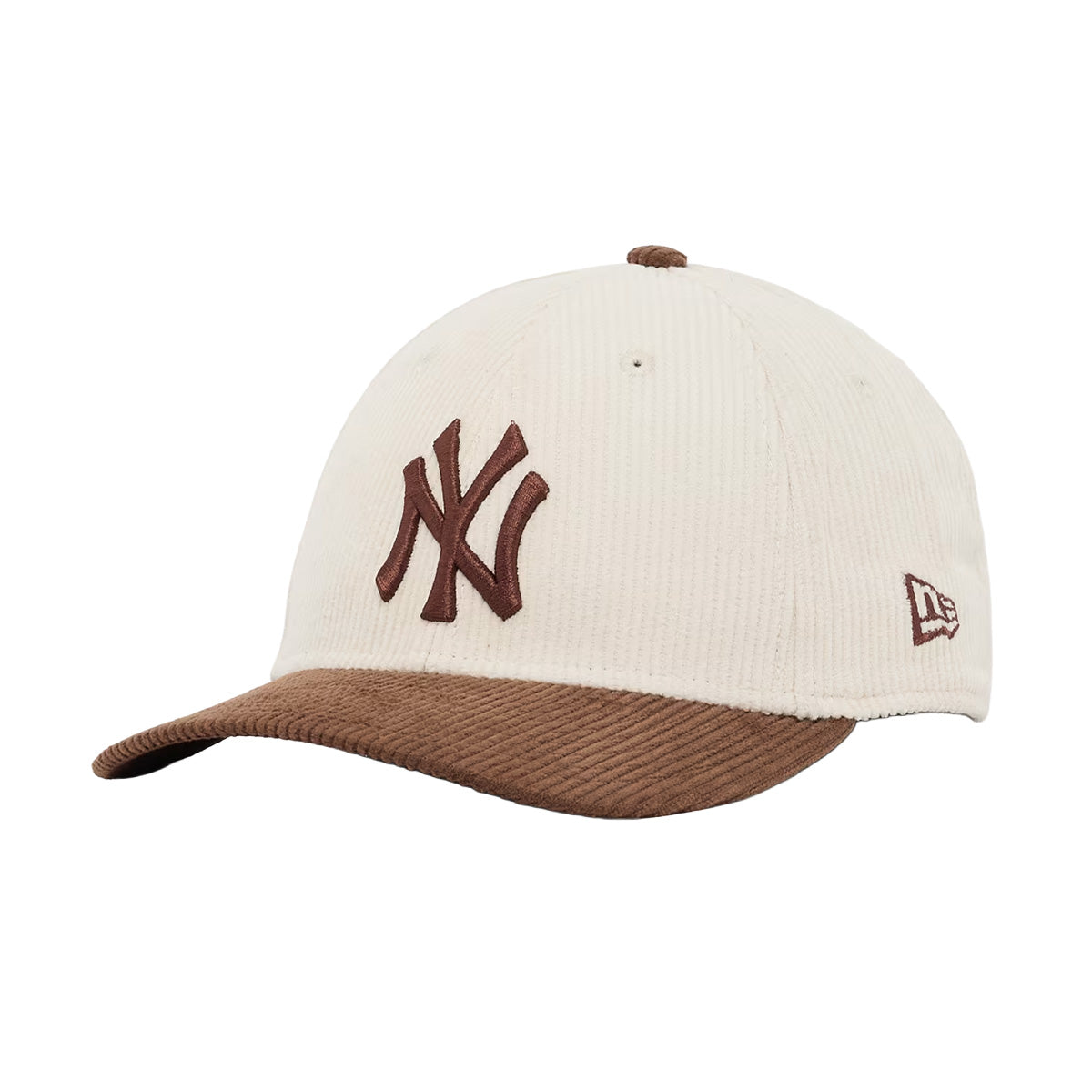New York Yankees MLB Cord 9FORTY M-Crown Adjustable Cap 'Cream/ Brown'