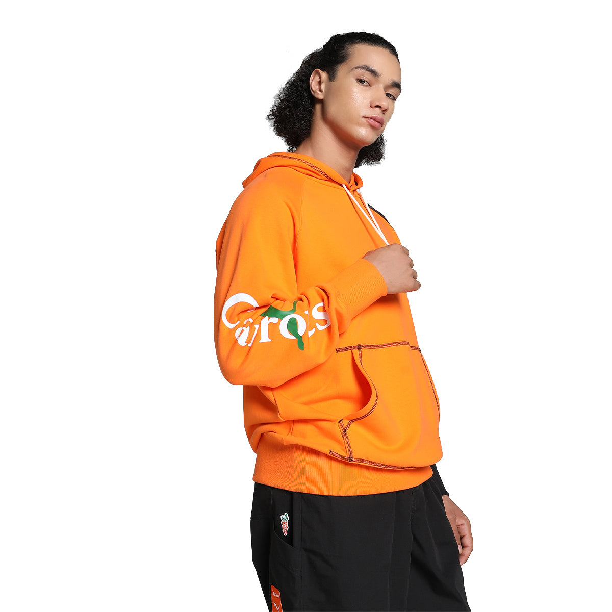 Orange puma hoodie hotsell