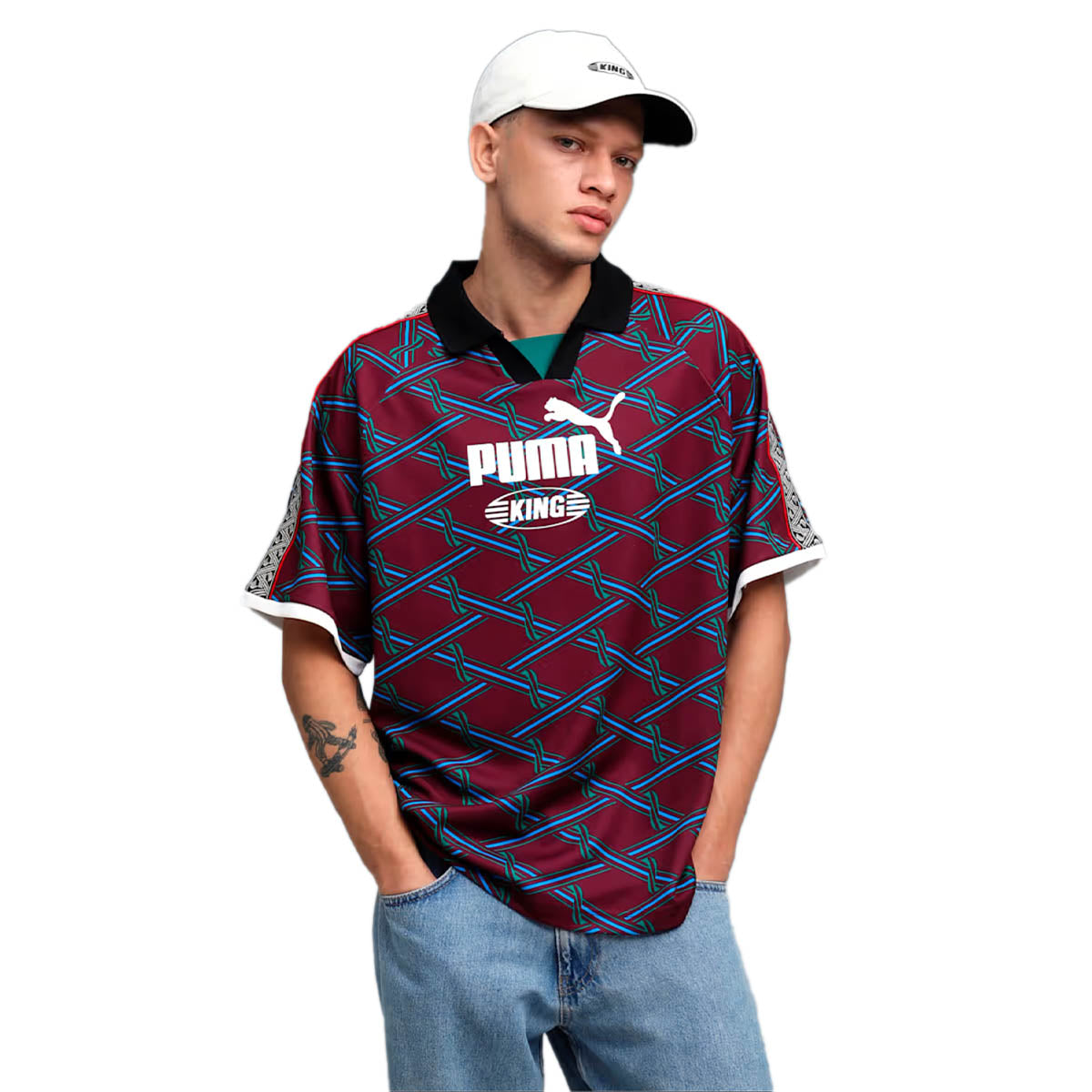 KING AOP Jersey 'Ruby Shimmer'