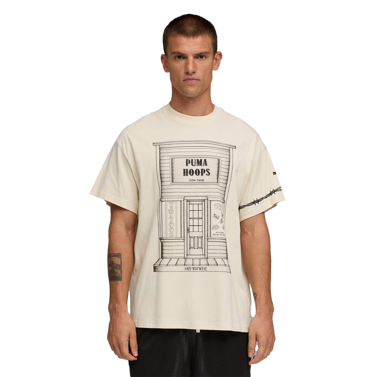 Swish N Ink Tee 'Alpine Snow'