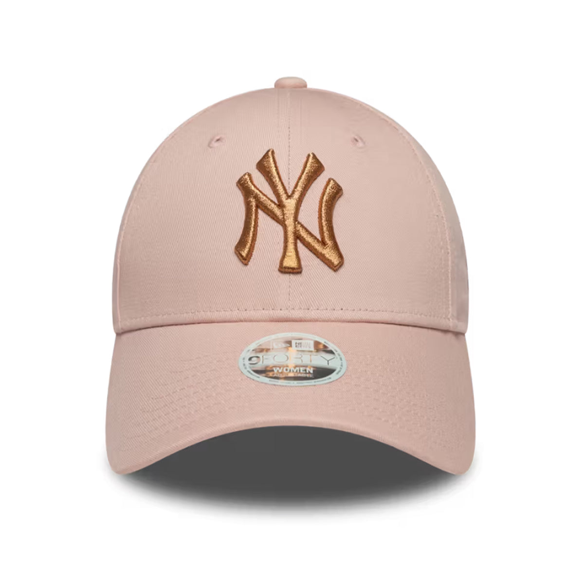 NY Yankees Metallic Pastel Pink 9FORTY