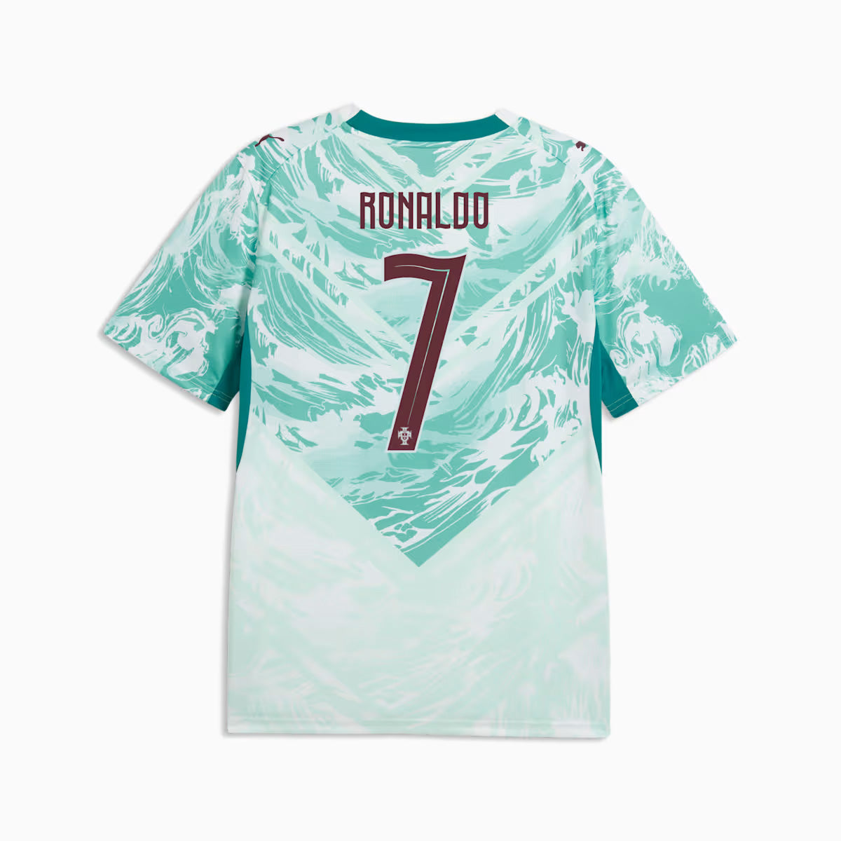 Portugal 2026 Ronaldo 7 Away Jersey  'White/Green Lagoon'