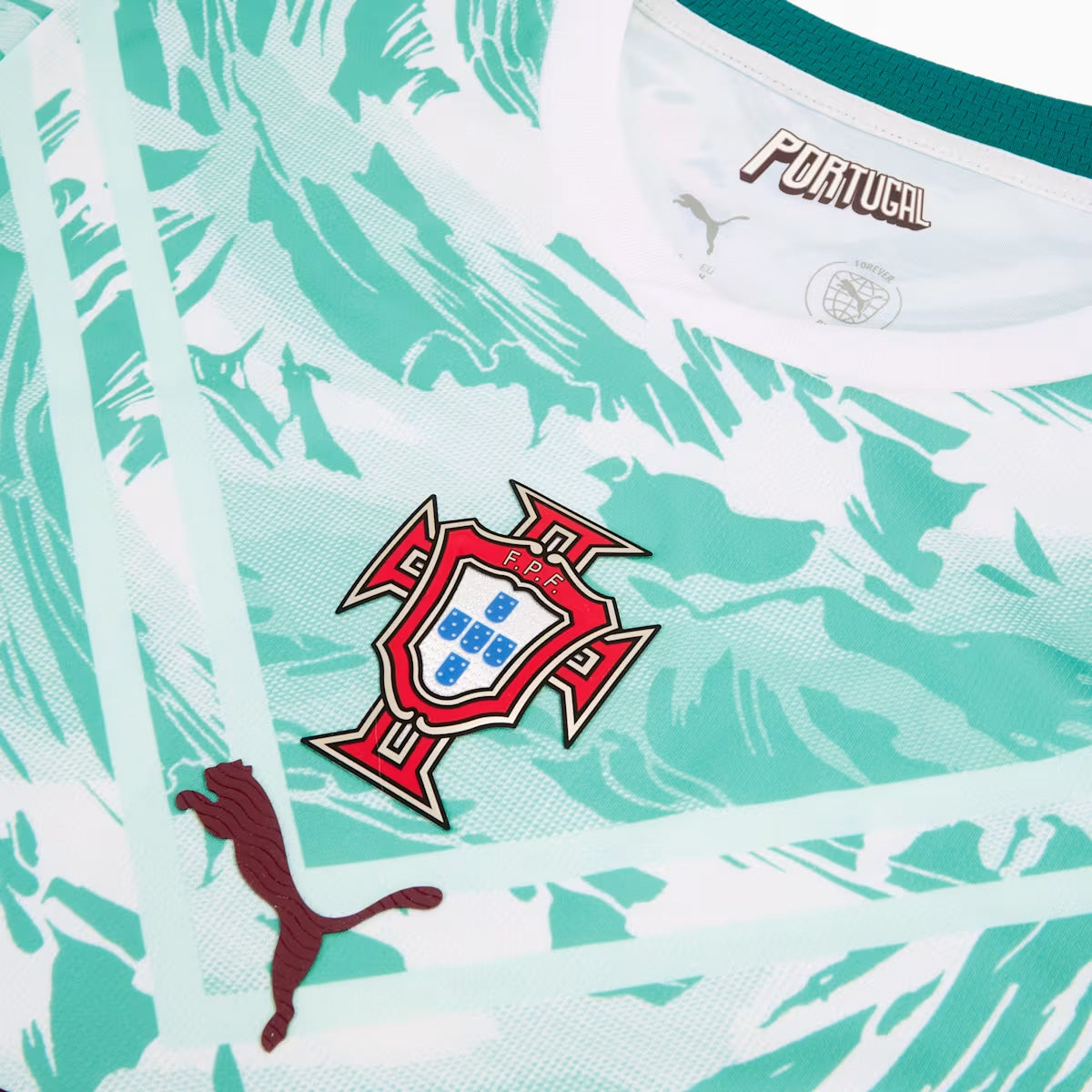 Portugal 2026 Ronaldo 7 Away Jersey  'White/Green Lagoon'