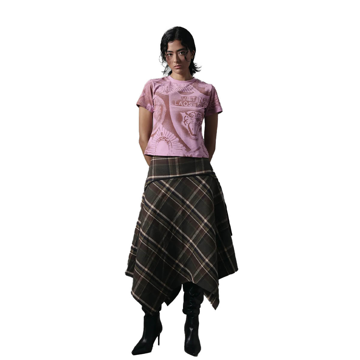 Aegis Relaxed Tee in Pink