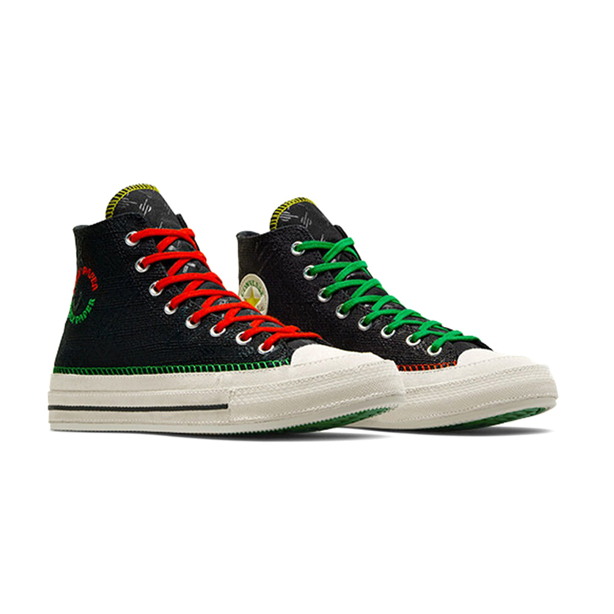 Daily Paper x Converse Chuck 70 High 'BLACK/EGRET/MULTI'