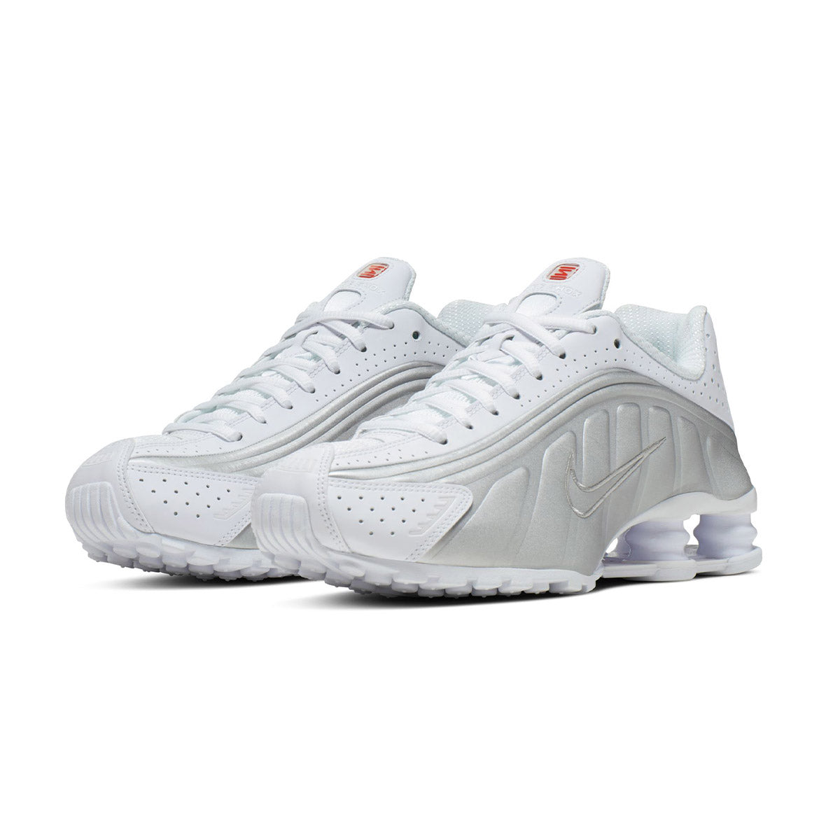 Wmns Shox R4 'White Metallic'