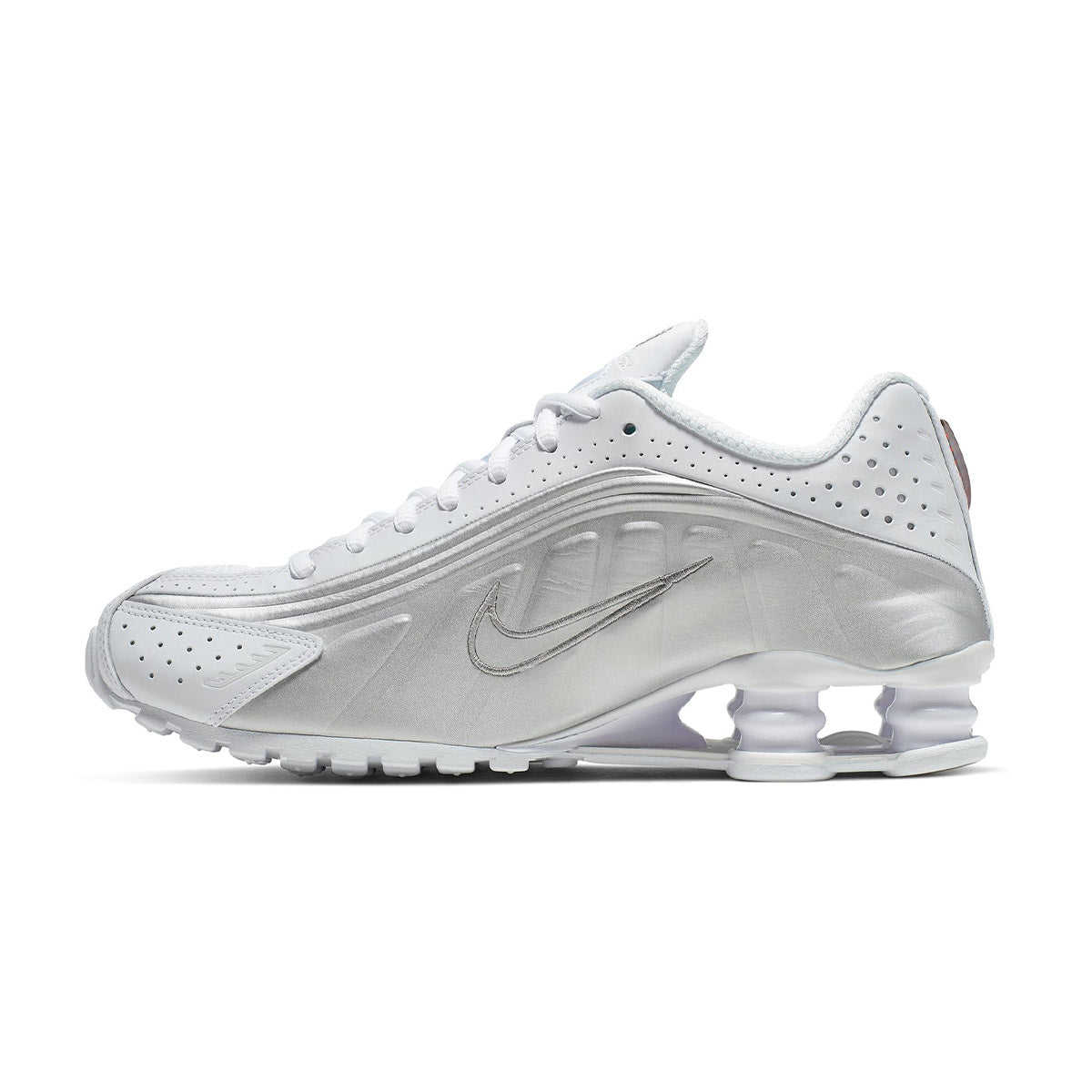 Wmns Shox R4 'White Metallic'