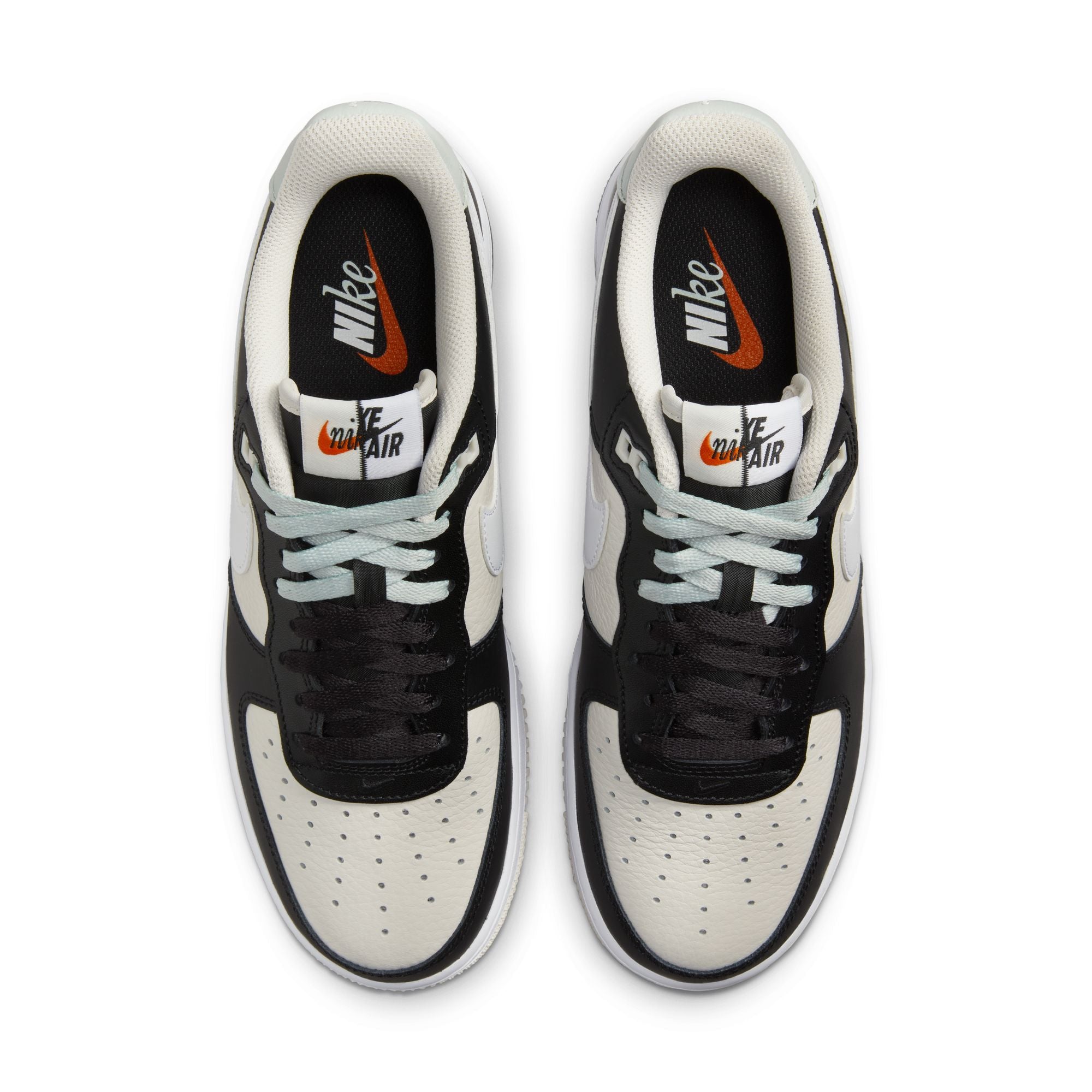 Air force 1 sales low split white black