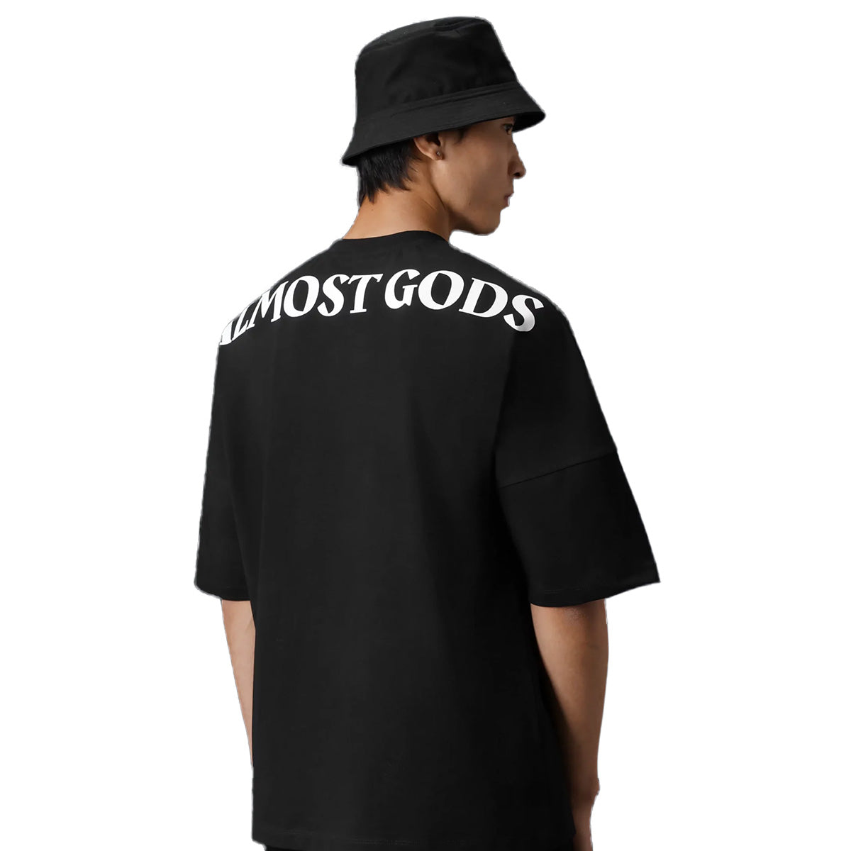 Almost Gods Logo Tee In Black