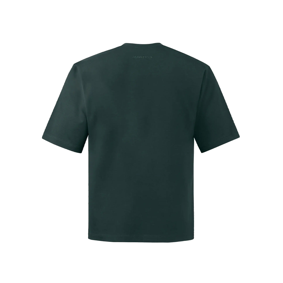 Alpha Cross Embroidered Tee In Green