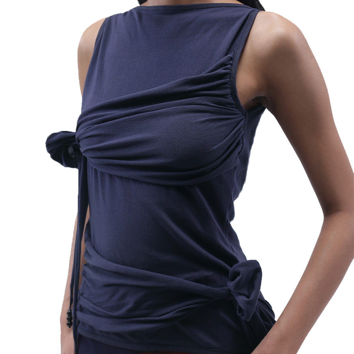 Appliqué Knot Top in Purple
