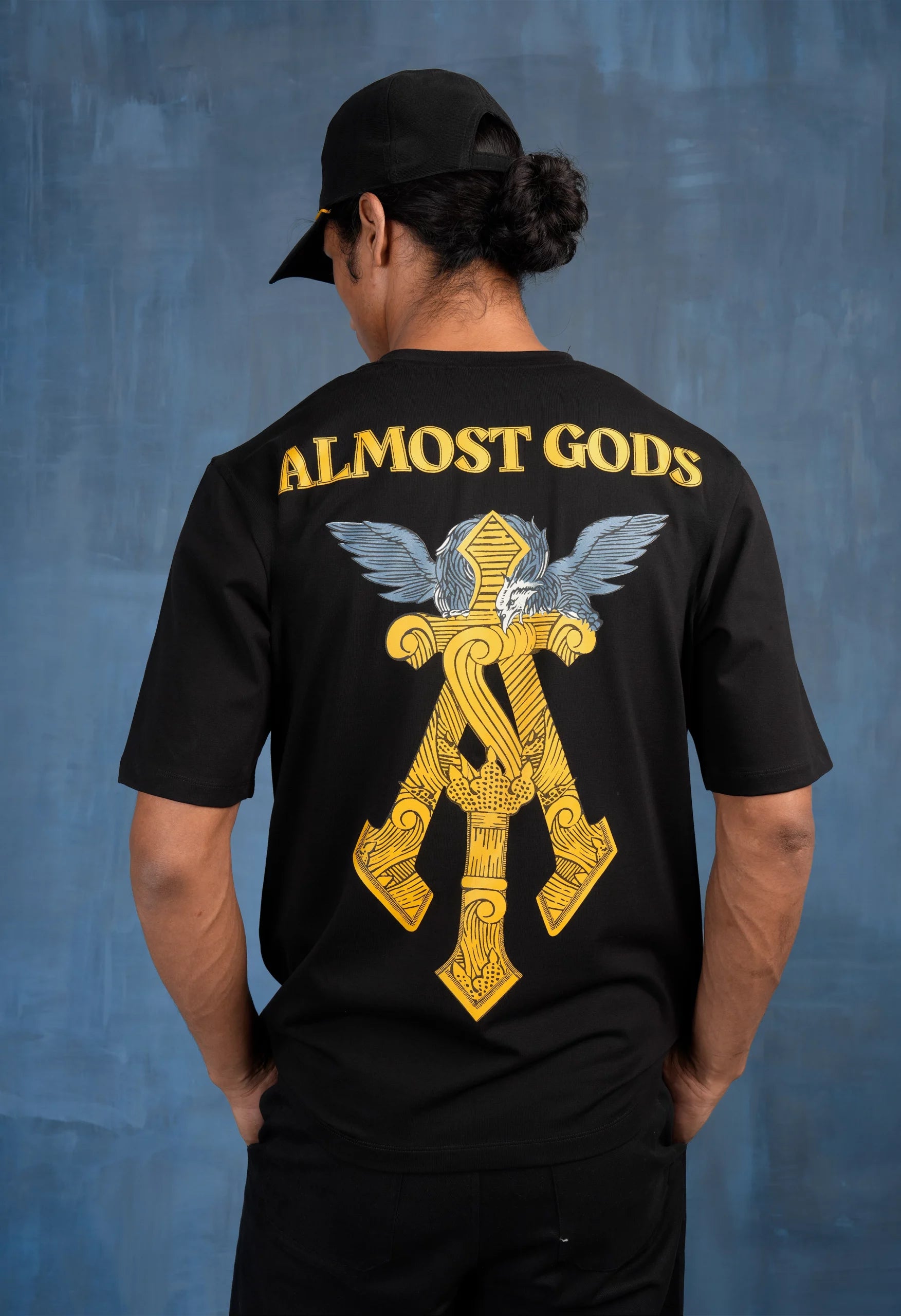 GILDED ALPHA CROSS TEE