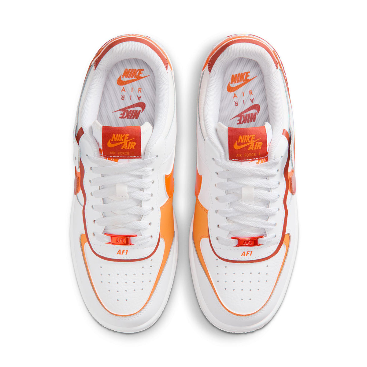 Wmns Air Force 1 Shadow 'WHITE/DARK RUSSET/BRIGHT CERAMIC'