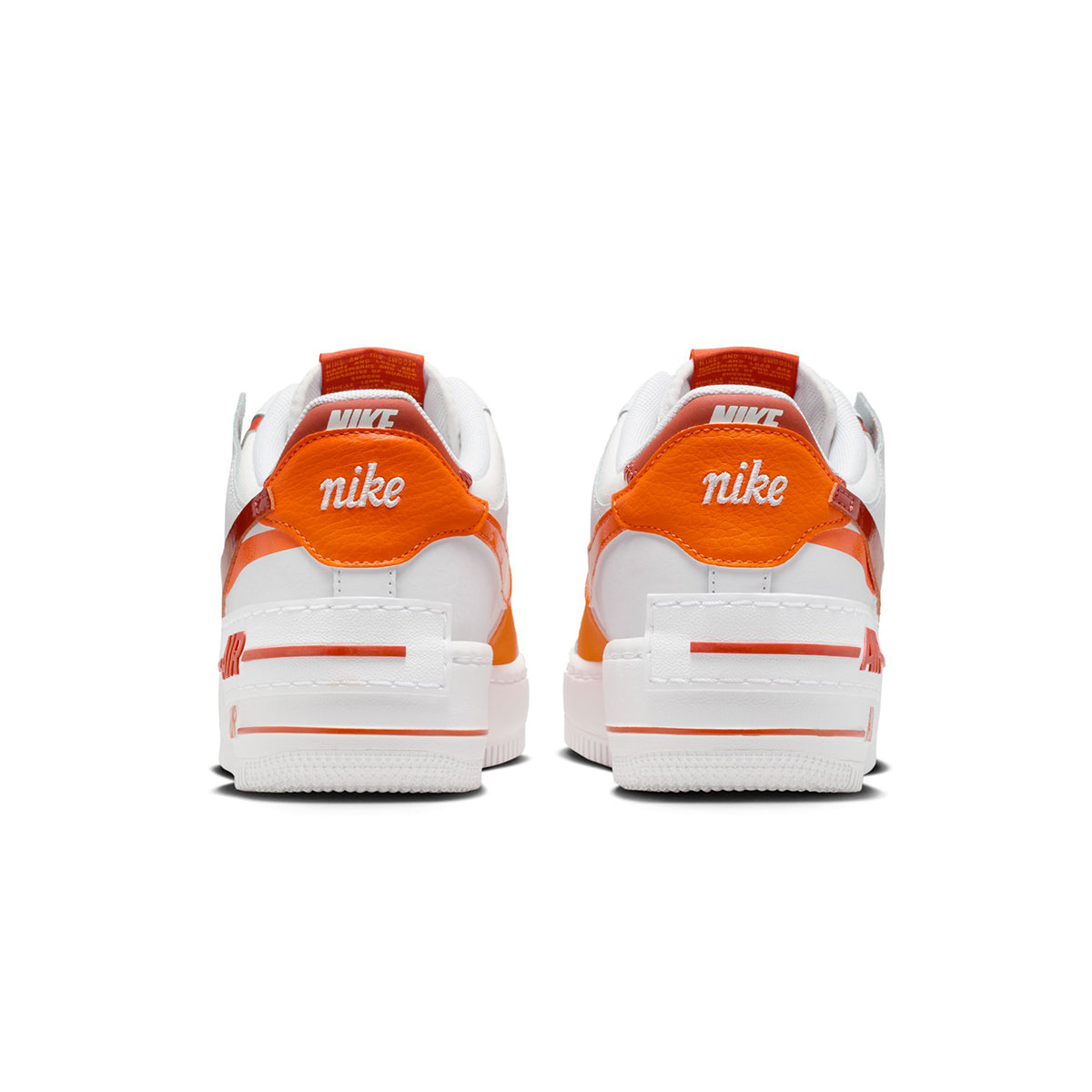 Wmns Air Force 1 Shadow 'WHITE/DARK RUSSET/BRIGHT CERAMIC'