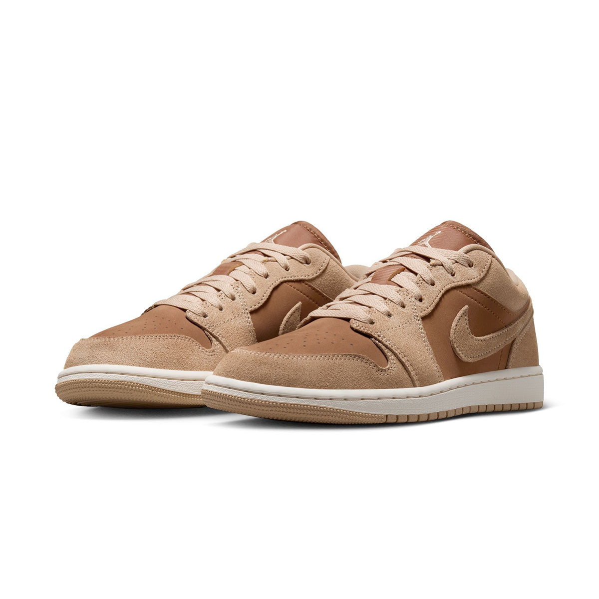 Wmns Air Jordan 1 Low 'LEGEND MD BROWN/LT BRITISH TAN/CHALK'