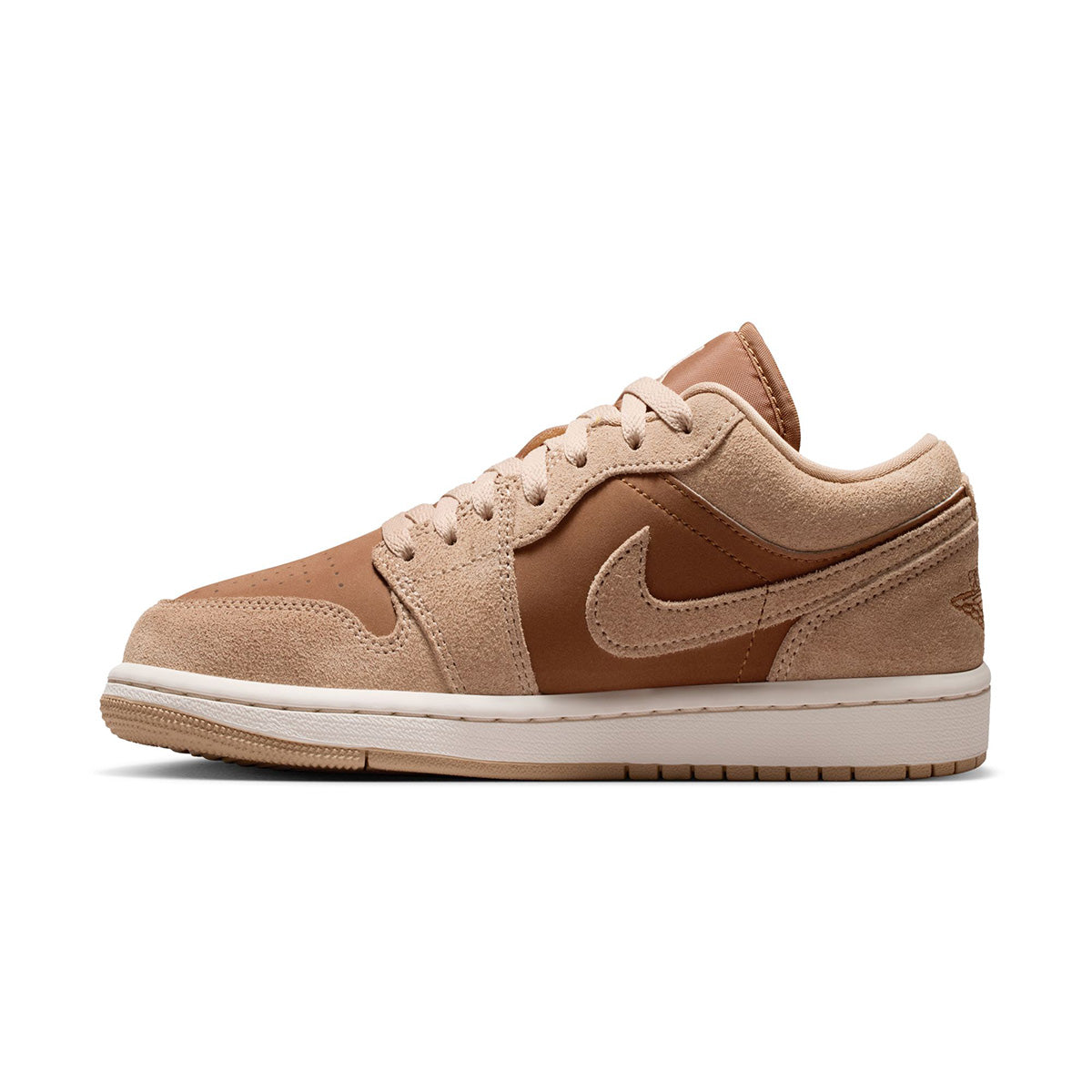 Wmns Air Jordan 1 Low 'LEGEND MD BROWN/LT BRITISH TAN/CHALK'