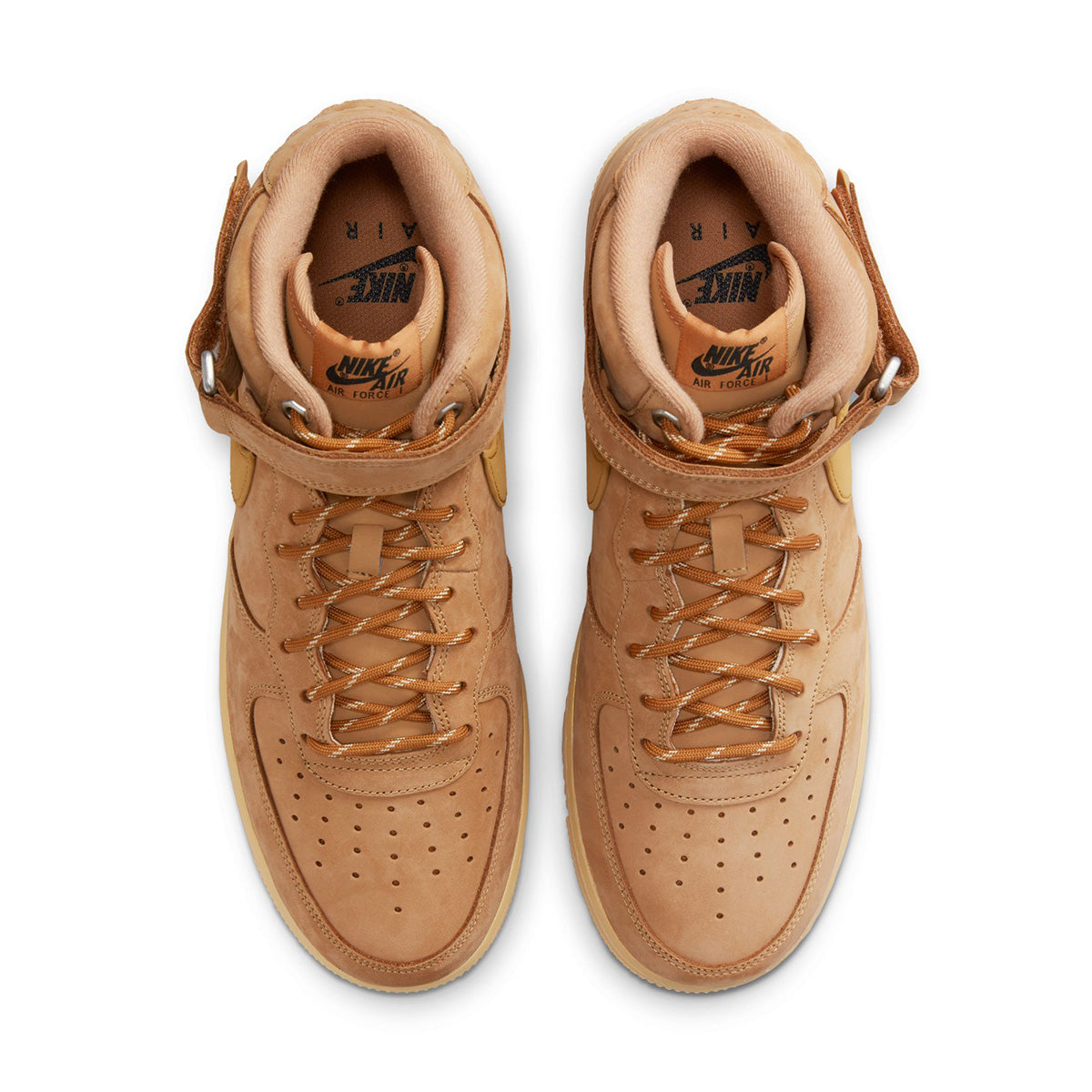 Air Force 1 Mid '07 'FLAX/WHEAT/GUM LIGHT BROWN/BLACK'