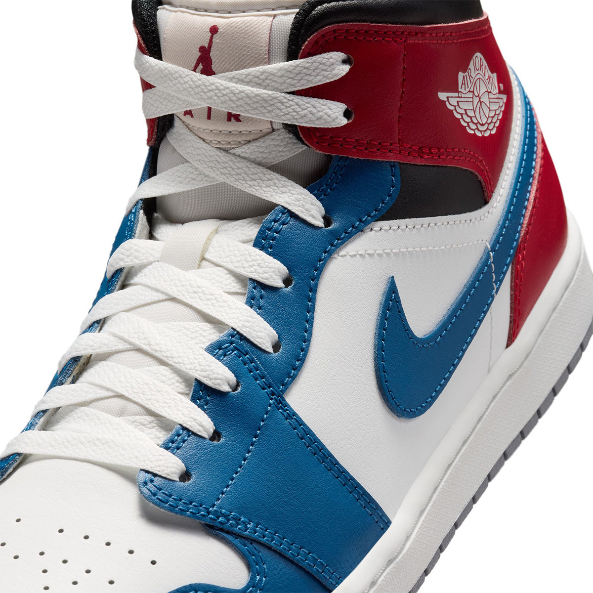 Air Jordan 1 Mid 'TRUE BLUE/SUMMIT WHITE/VARSITY RED/BLACK'