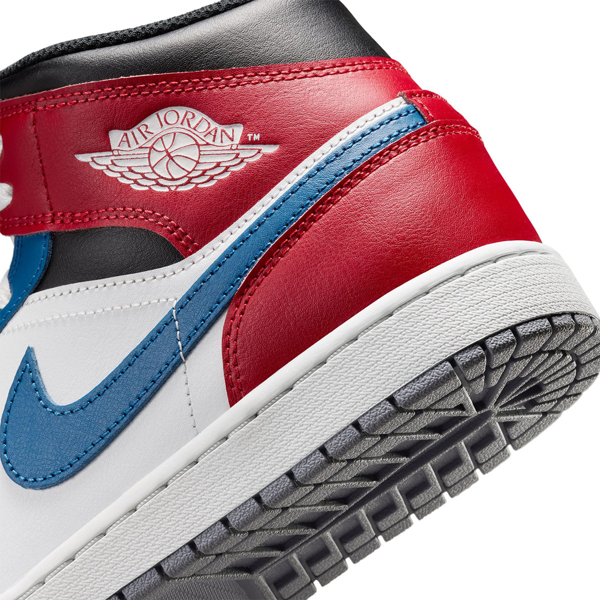 Air Jordan 1 Mid 'TRUE BLUE/SUMMIT WHITE/VARSITY RED/BLACK'