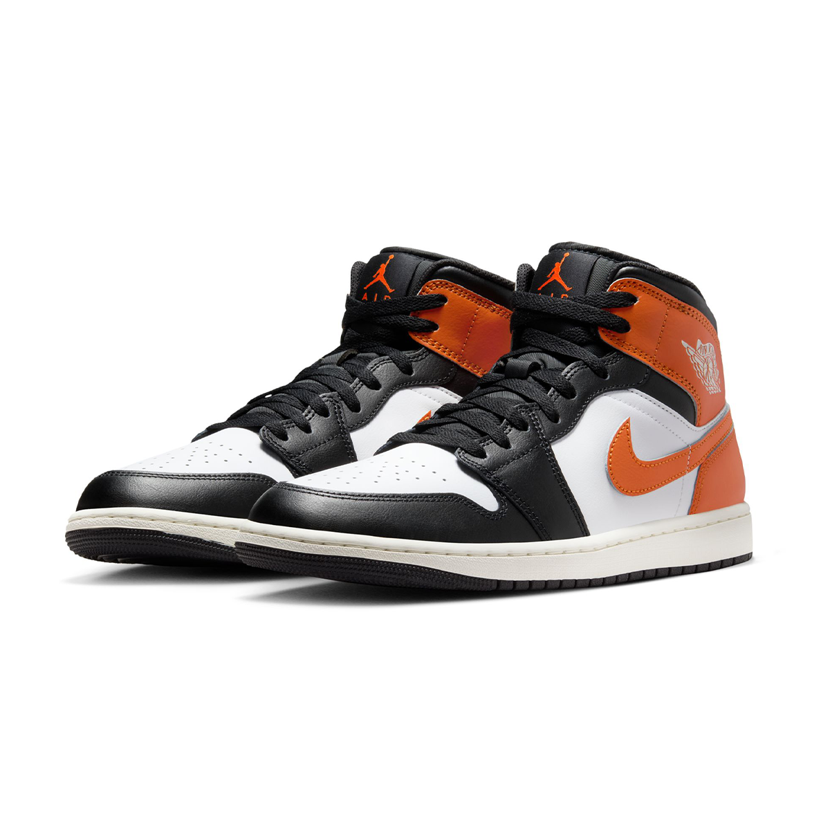 Jordan 1 Mid 'Black Toe Starfish'
