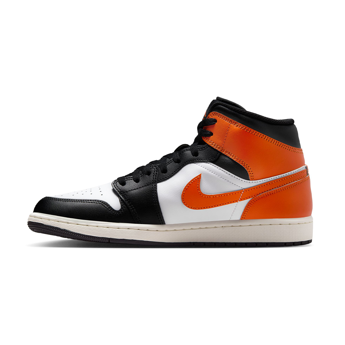 Jordan 1 Mid 'Black Toe Starfish'