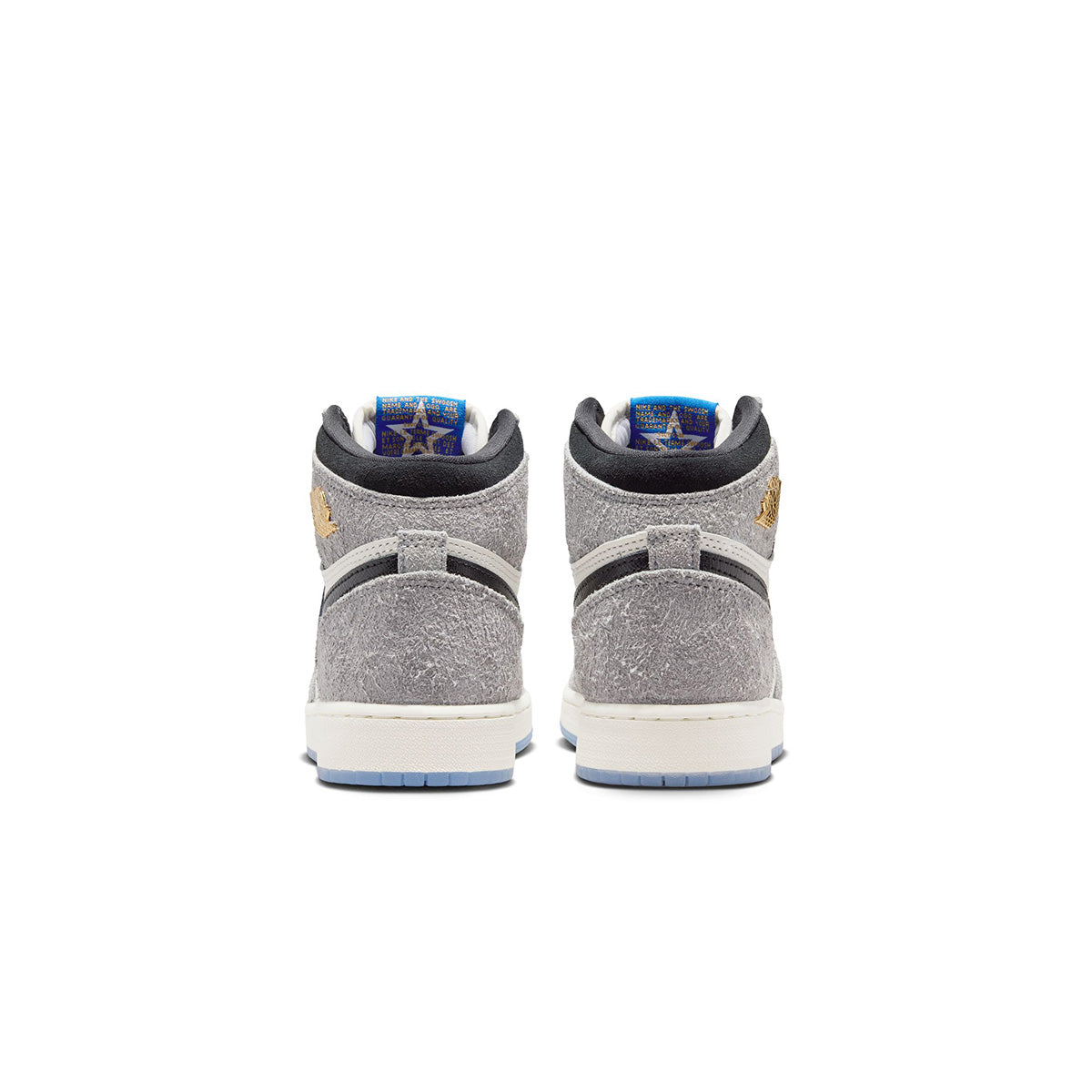 GS Air Jordan 1 High OG 'COOL GREY/BLACK-GAME ROYAL'