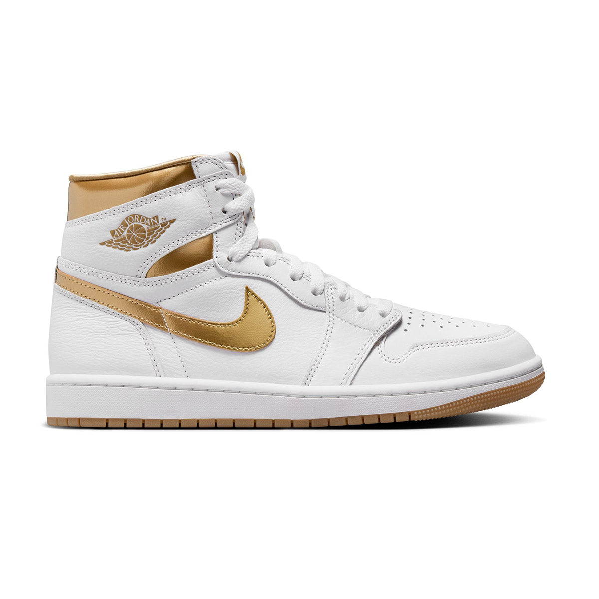 WMNS Air Jordan 1 Retro High OG 'White And Gold'
