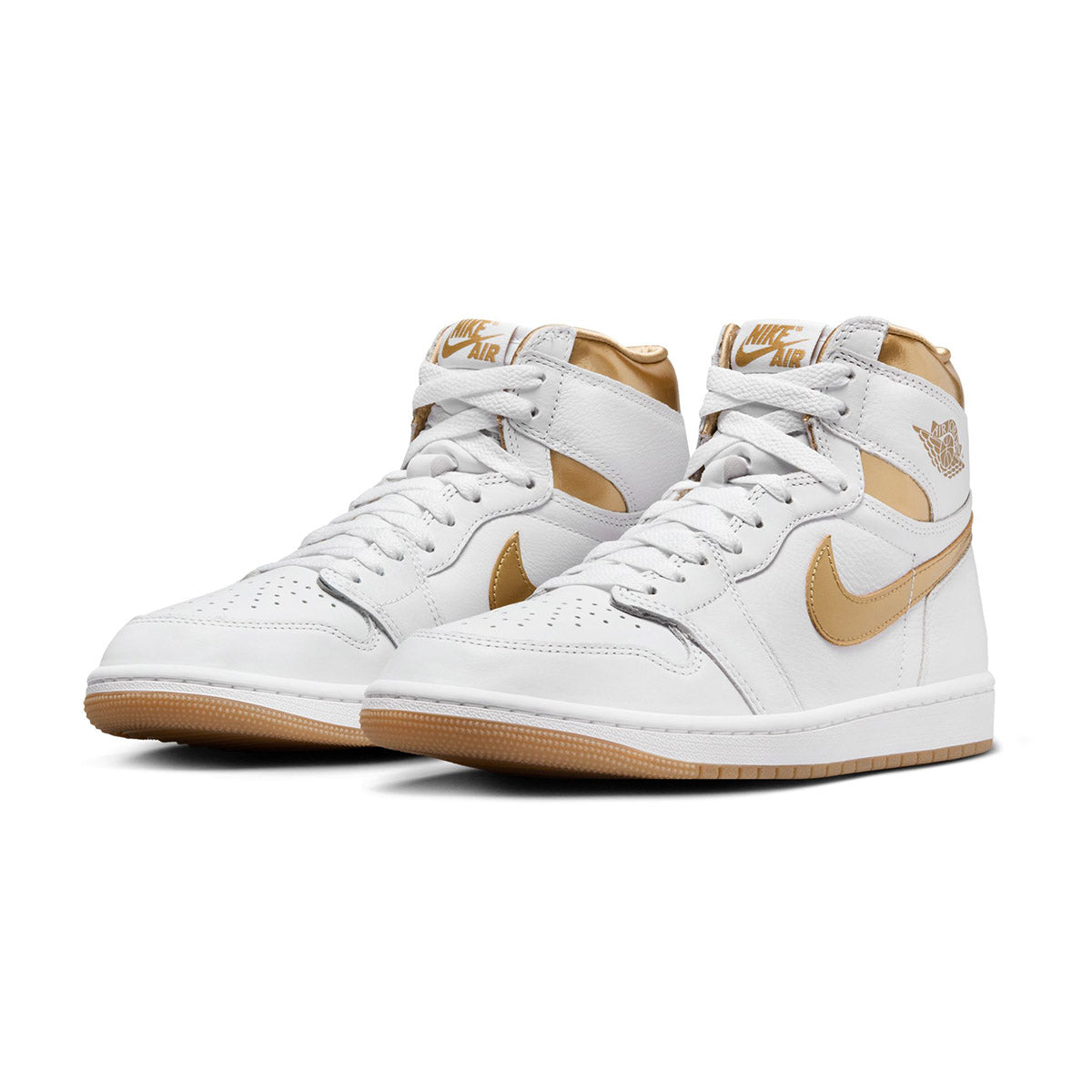 WMNS Air Jordan 1 Retro High OG 'White And Gold'