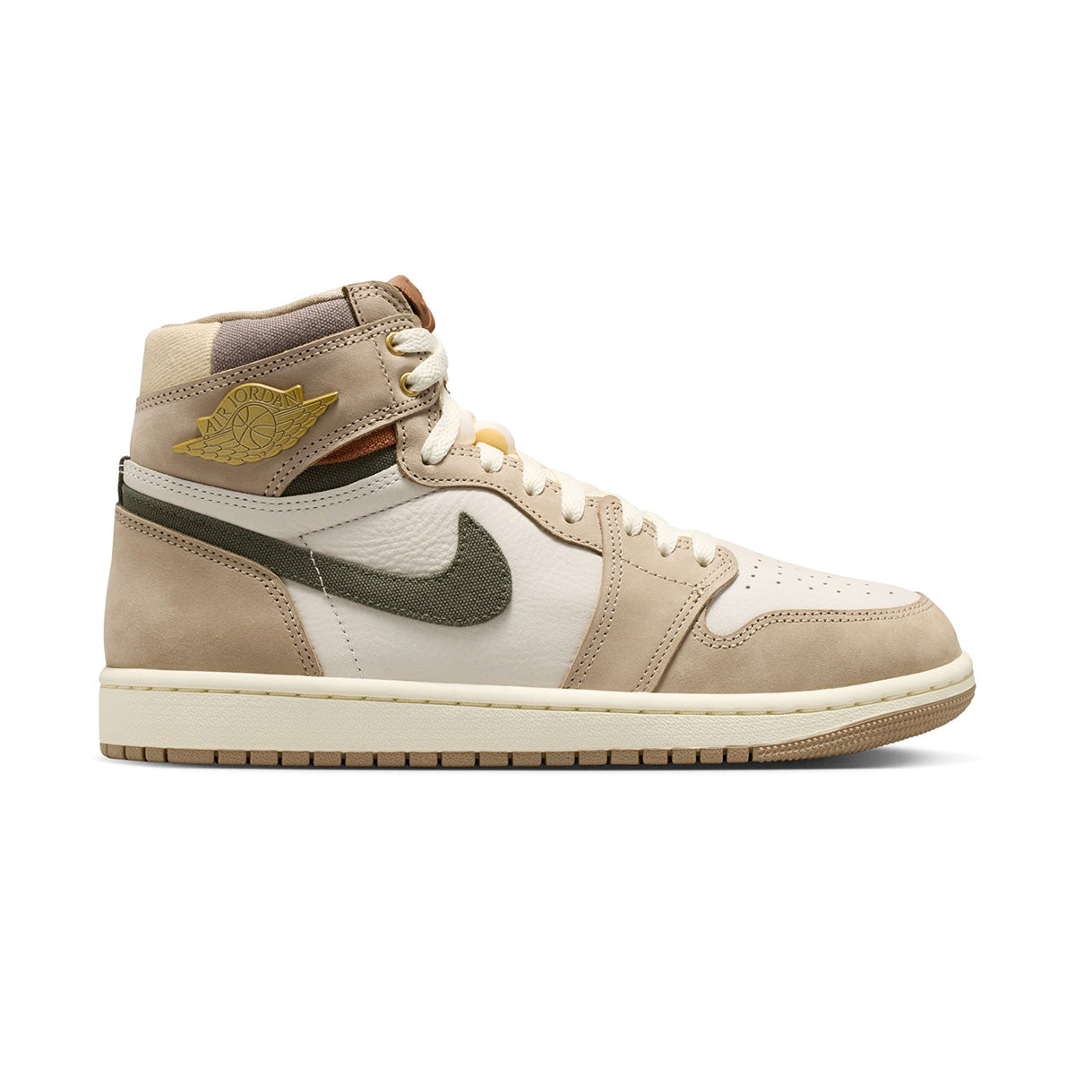 Wmns Air Jordan 1 High OG 'KHAKI/MULTI-COLOR-SAIL-CARGO KHAKI'