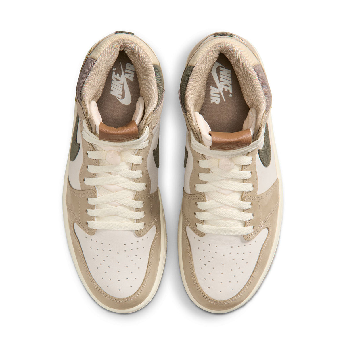 Wmns Air Jordan 1 High OG 'KHAKI/MULTI-COLOR-SAIL-CARGO KHAKI'