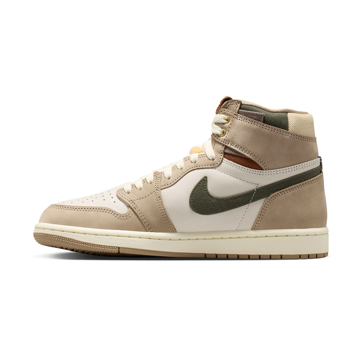 Wmns Air Jordan 1 High OG 'KHAKI/MULTI-COLOR-SAIL-CARGO KHAKI'