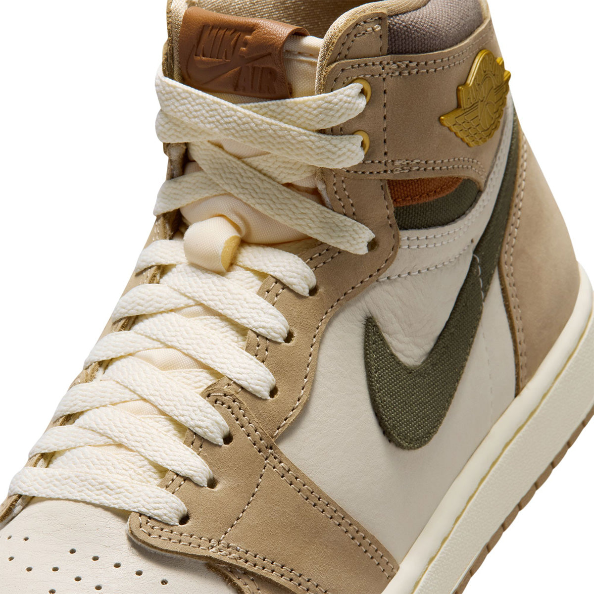 Wmns Air Jordan 1 High OG 'KHAKI/MULTI-COLOR-SAIL-CARGO KHAKI'