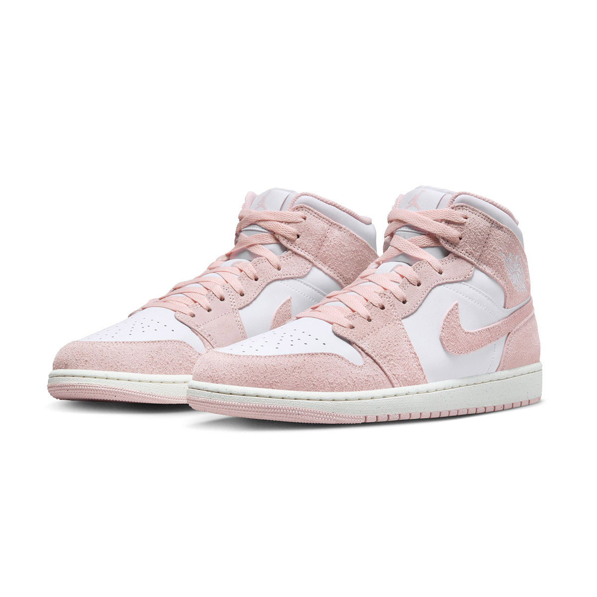 Air Jordan 1 Mid Pink Suede