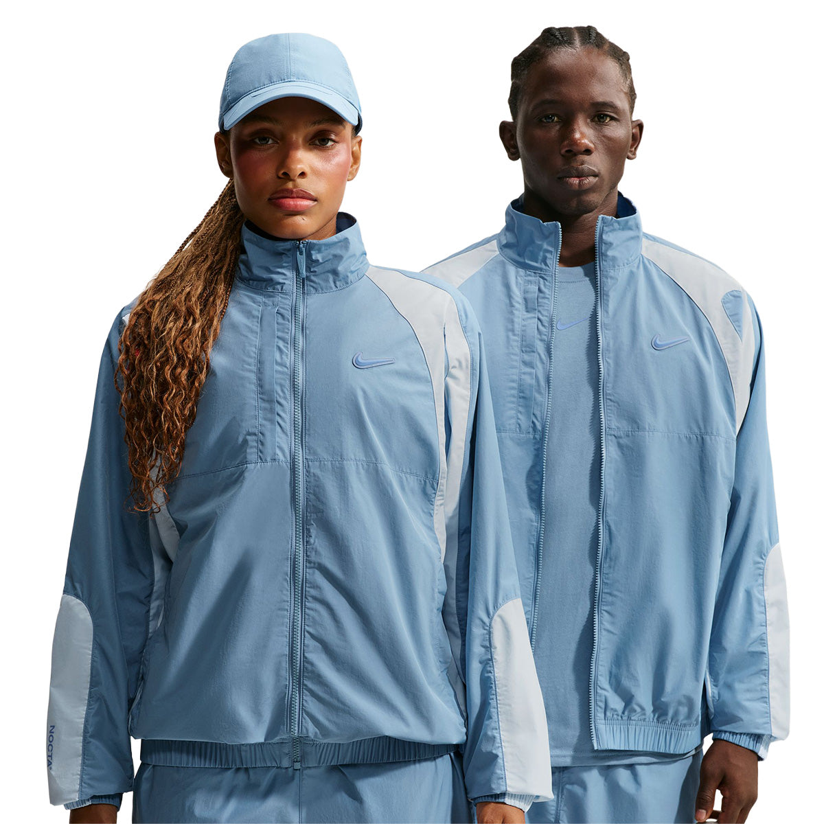 '+ Nocta Northstar Nylon Track Jacket 'WORK BLUE/CHAMBRAY BLUE/POLAR'