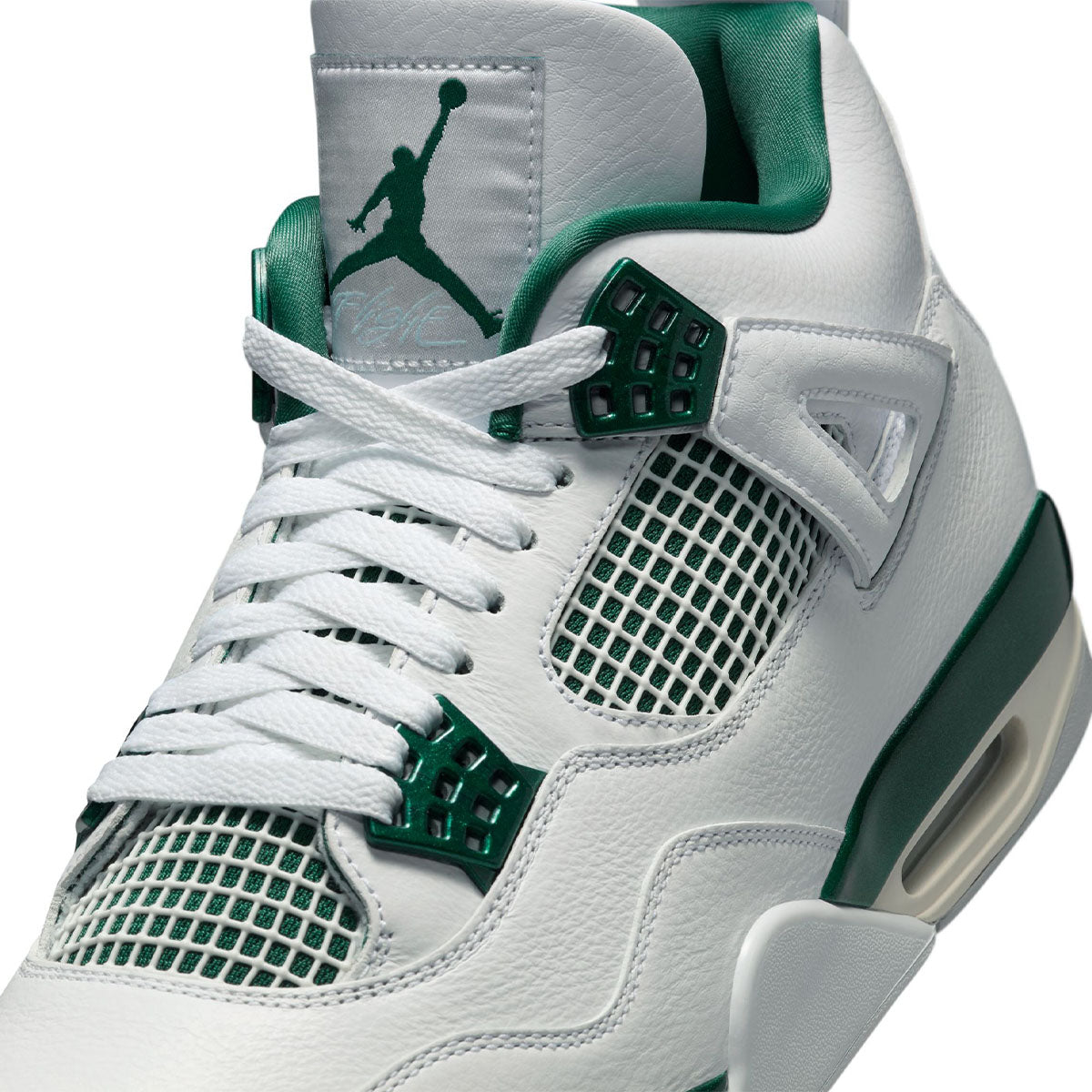 Jordan 4 Retro size fashion 10 Green fashion sports shoes, men's shoes