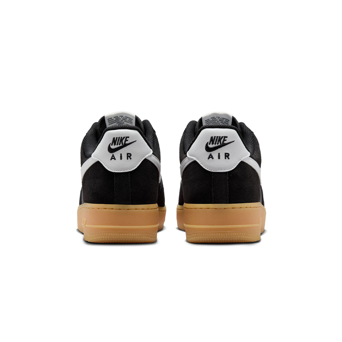 Nike air force 1 low black suede gum hotsell