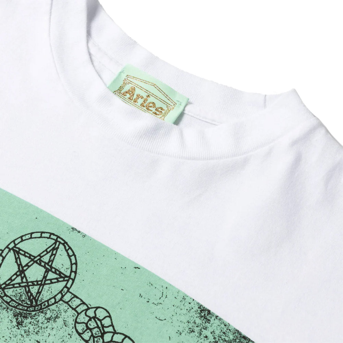 ARIES WICAN RING TEE 'WHITE'