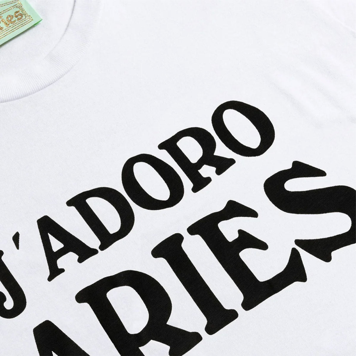 J'ADORE ARIES SS TEE 'WHITE'